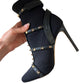 Valentino Garavani Rockstud Black Sock Boots Size 39.5
