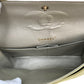 Chanel Classic Double Flap Medium Bag Olive Green Color, Gold Rose Hardware with Box