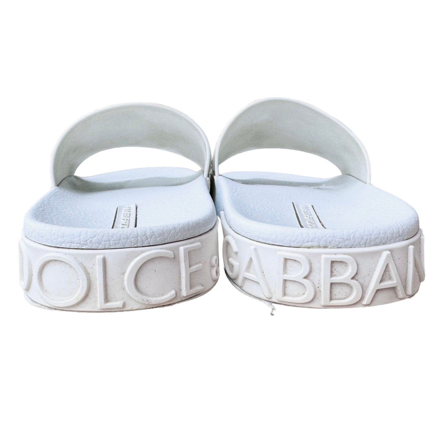 Dolce & Gabbana Rubber Beachwear Slides Size 10US