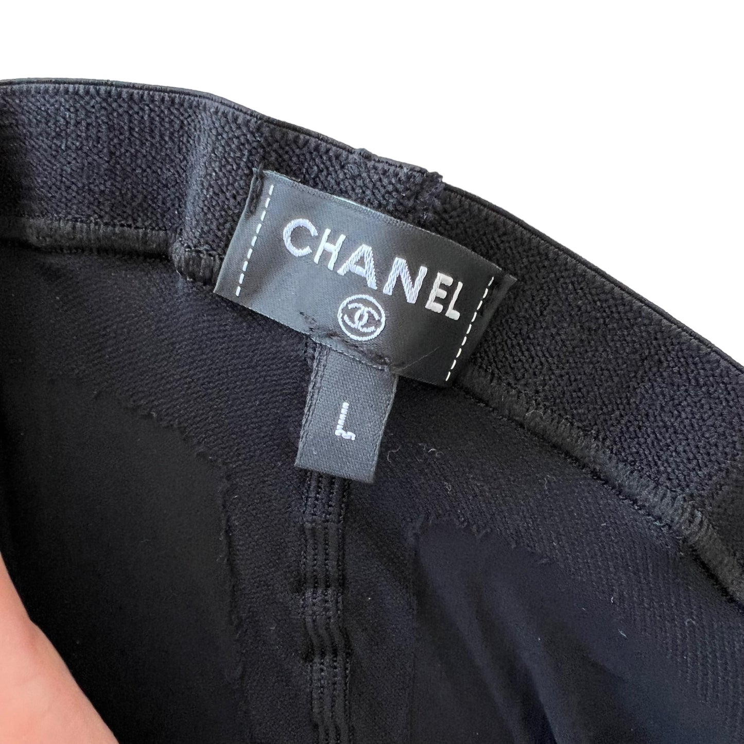New Chanel CC Black Tights