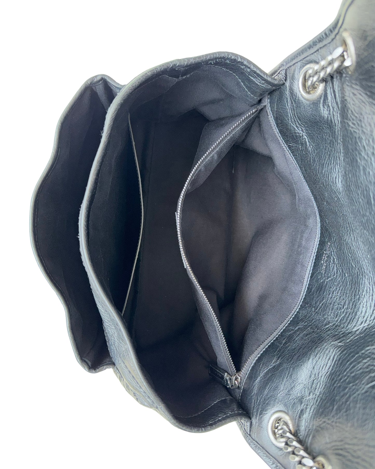 Saint Laurent Niki Vintage Leather Shoulder Bag + Dust Bag