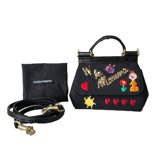 Rare Dolce & Gabbana Sicily Viva La Momma Mini Shoulder Bag