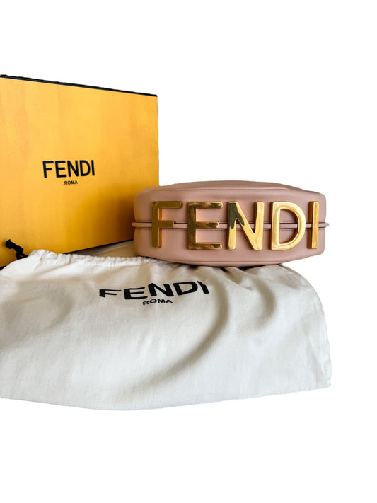 Pristine Fendi Fendigraphy Small Pale Pink Bag + Whole Package