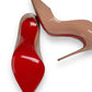 New! Christian Louboutin Hot Chick 100 Patent Leather Pumps