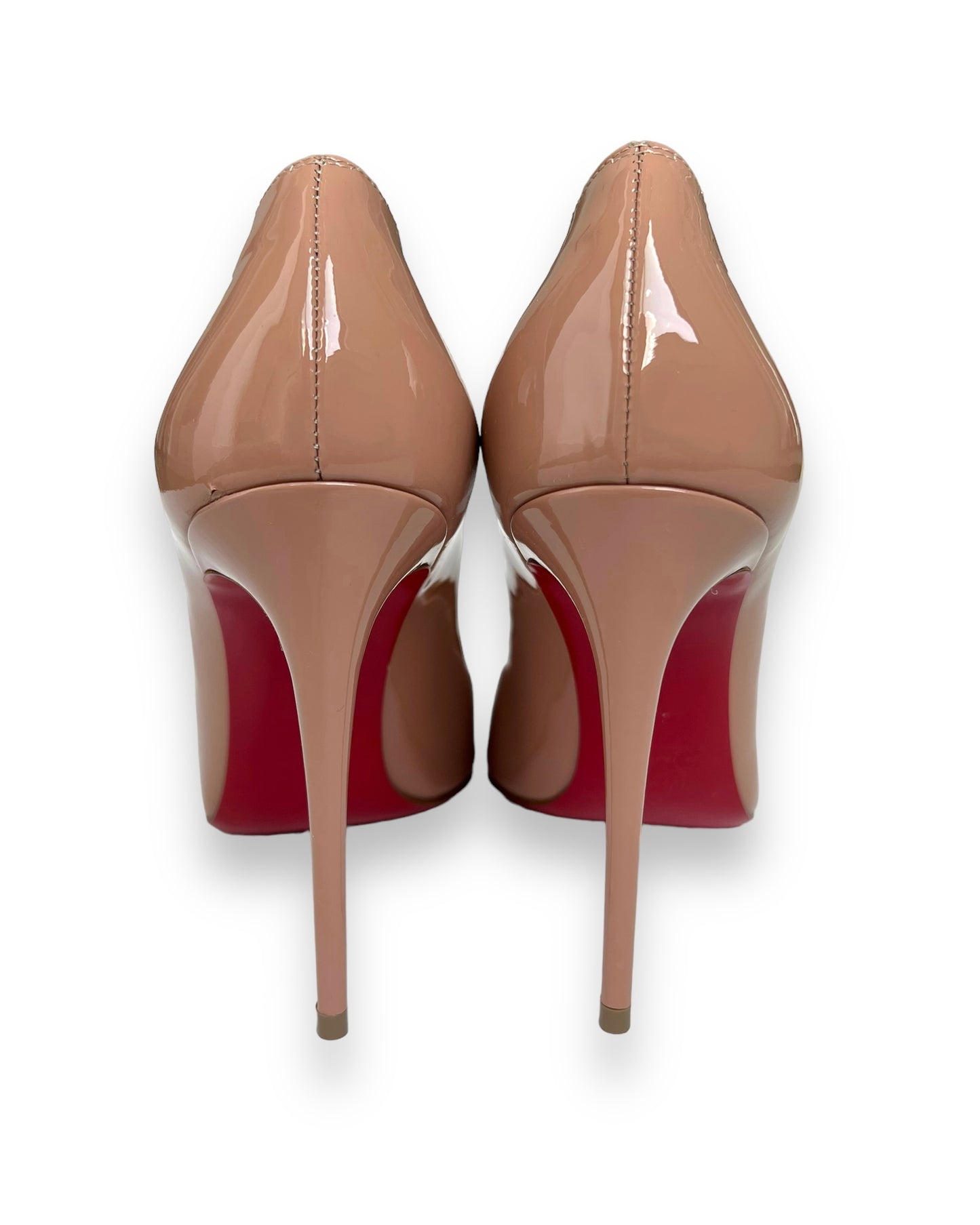 New! Christian Louboutin Hot Chick 100 Patent Leather Pumps