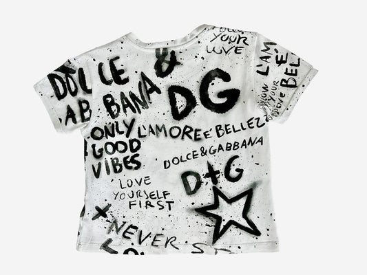 Dolce&Gabbana Kids Graffiti t-shirt