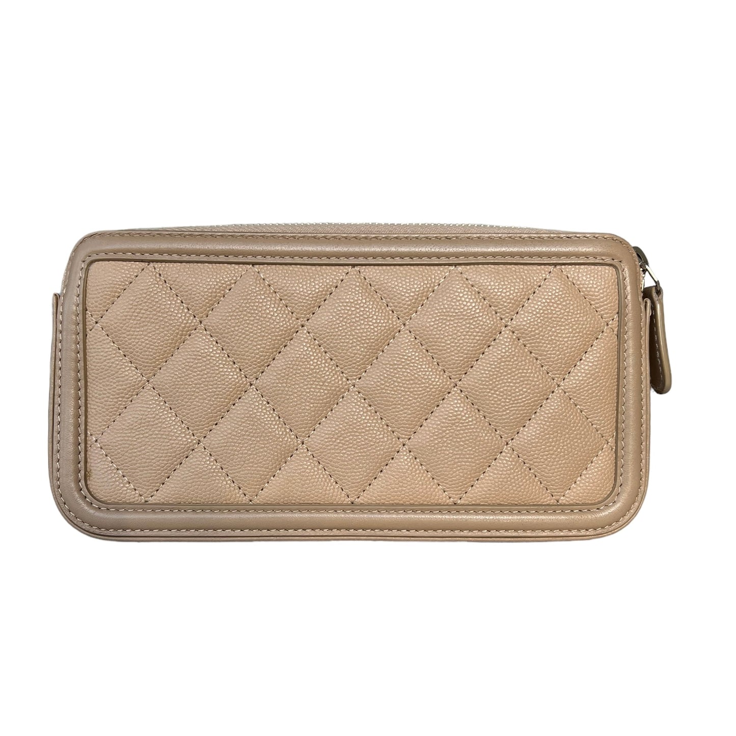 Chanel CC Filigree Quilted Caviar Vanity Bag