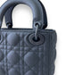 New! Christian Dior Lady Dior Mini Ultra Matte Bag with Box