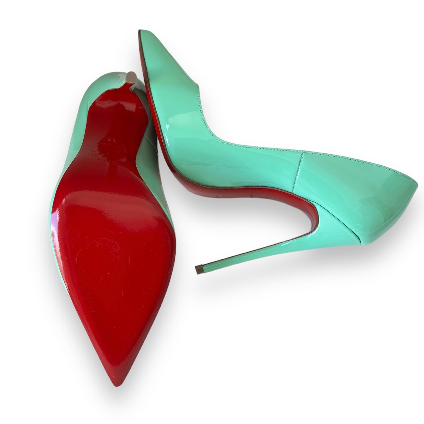 New! Christian Louboutin So Kate 120mm Patent Leather Pumps