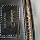Christian Dior 30 Montaigne Black Leather Clutch on Chain
