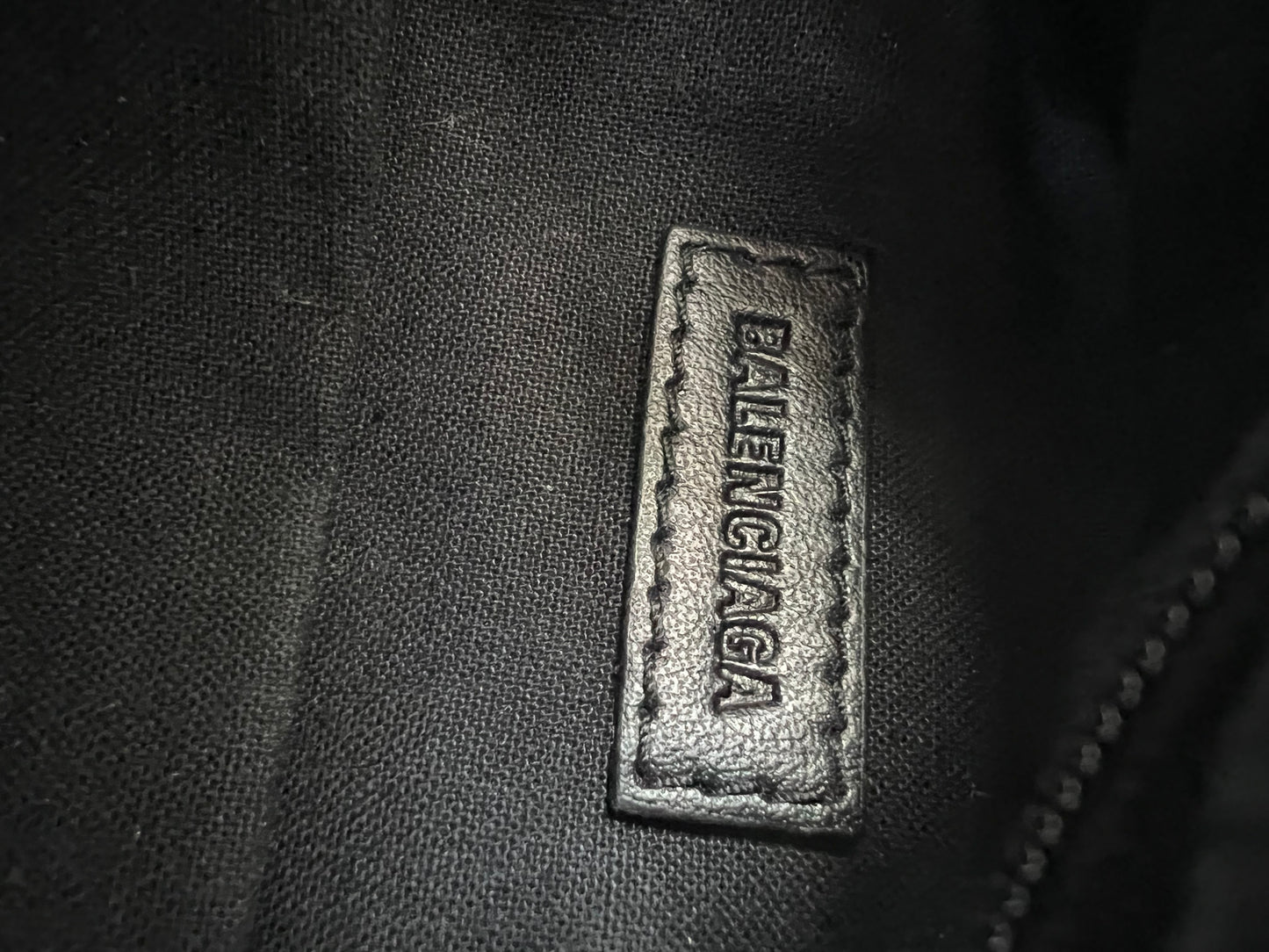 Balenciaga Logo-Print Mini Backpack