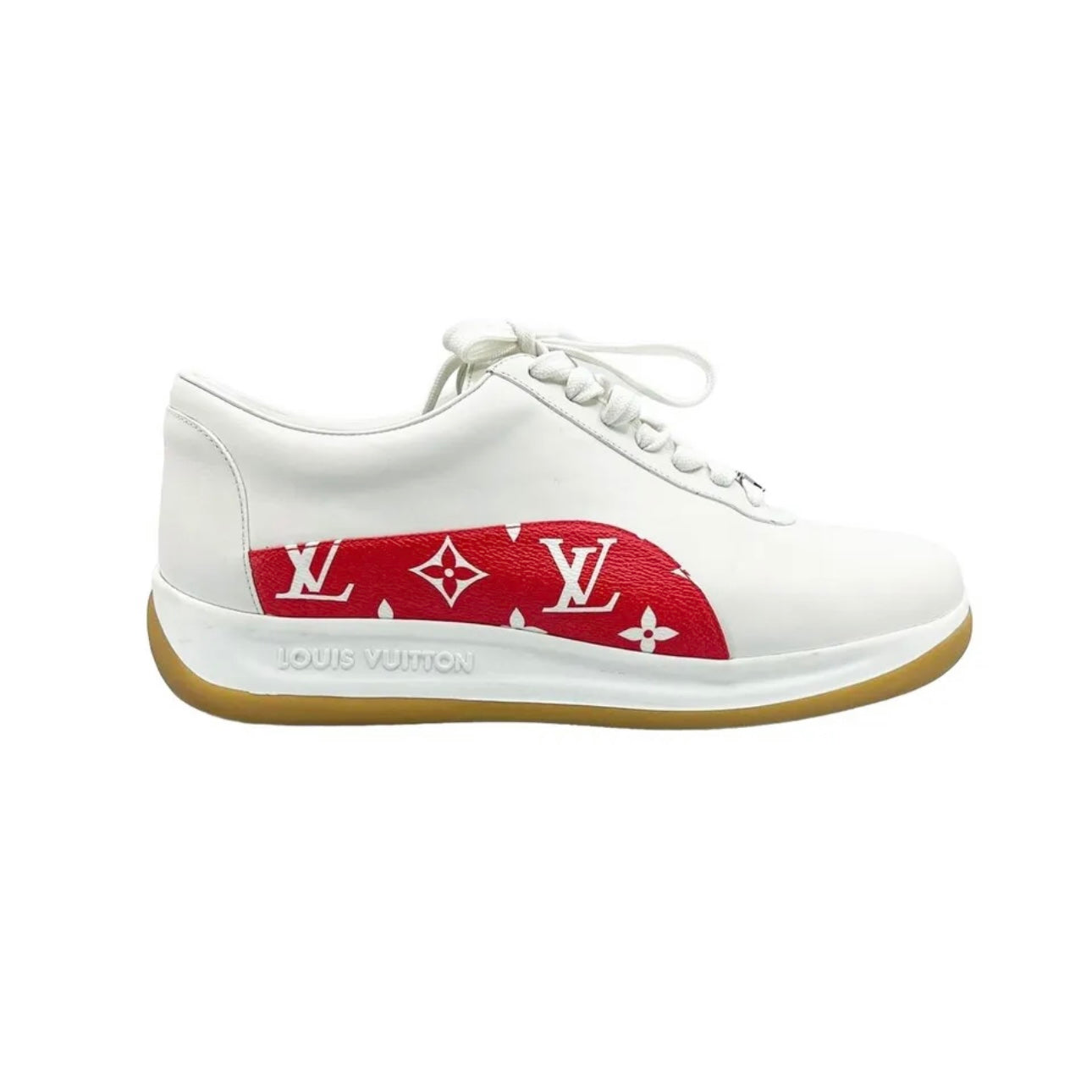 Louis Vuitton x Supreme Limited Monogram Men Sneakers Size 9.5US with Box