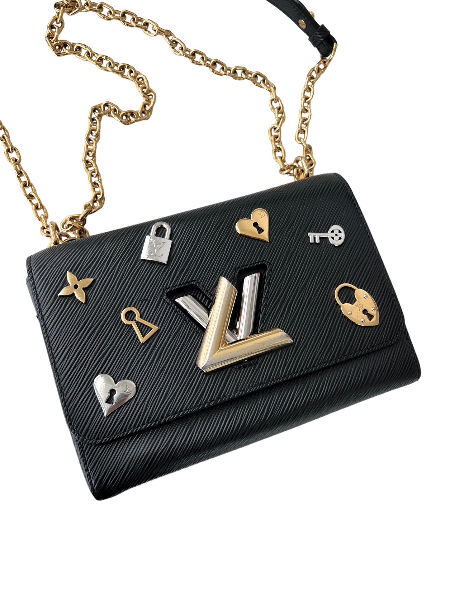 Louis Vuitton Epi Twist Love Lock MM - White Shoulder Bags, Handbags -  LOU769170