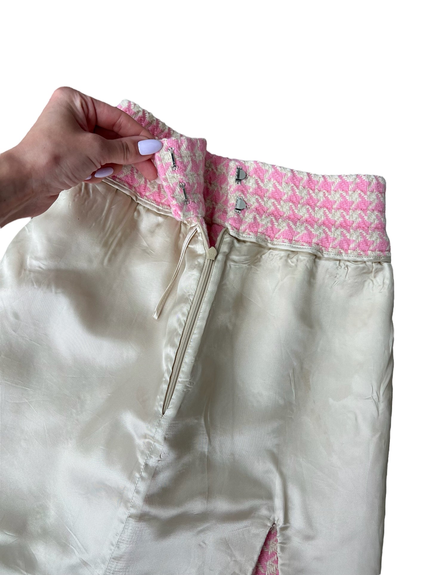 New Miu Miu Pink Skirt Size 38/2US